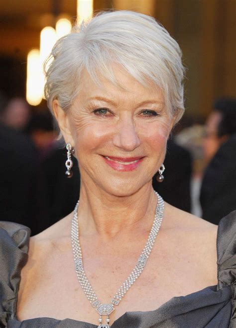 helen mirren frisuren|helen mirren grey hair.